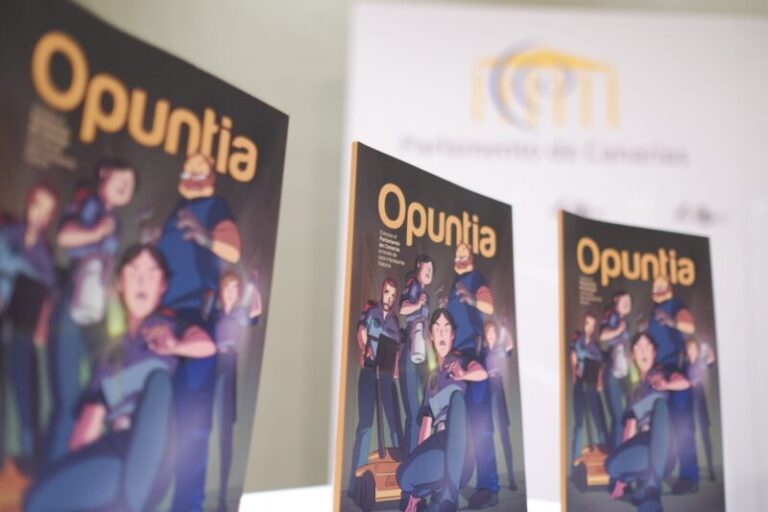 El Parlamento de Canarias da el salto al cómic en ‘Opuntia’