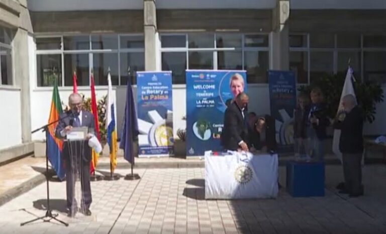 Rotary Internacional financiará la construcción del colegio de Nuevo Todoque, en La Palma