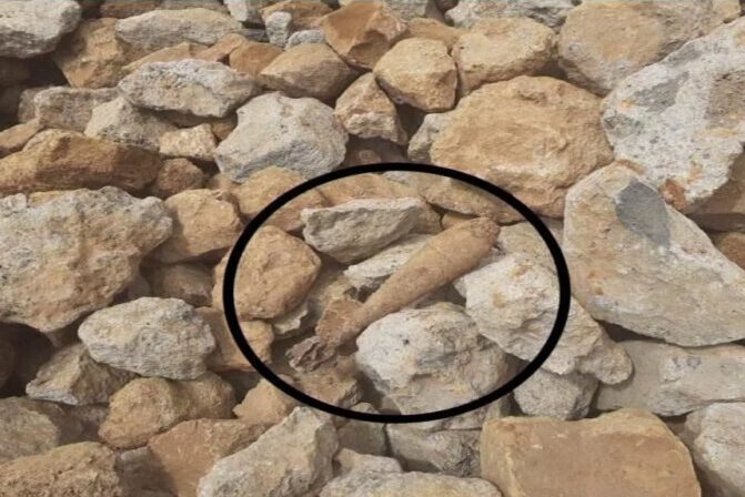 Encontrados dos artefactos explosivos en la obra de las piscinas municipales de Valverde