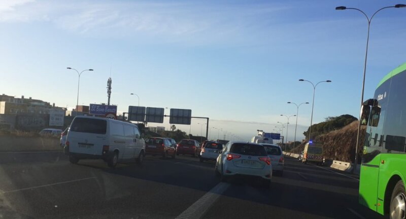 Importantes retenciones en la TF-5, sentido Santa Cruz debido a dos accidentes