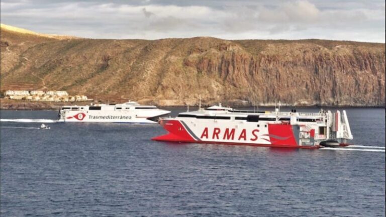 UGT rechaza el nuevo convenio de Naviera Armas por «desviaciones sustanciales» respecto a lo pactado