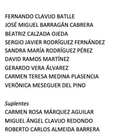 Lista completa candidatos Coalición Canaria a las Elecciones Autonómicas Canarias 2023