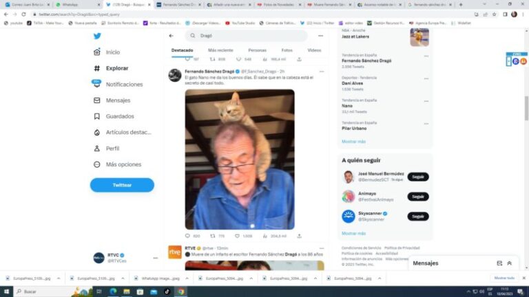 Muere el escritor Fernando Sánchez Dragó
