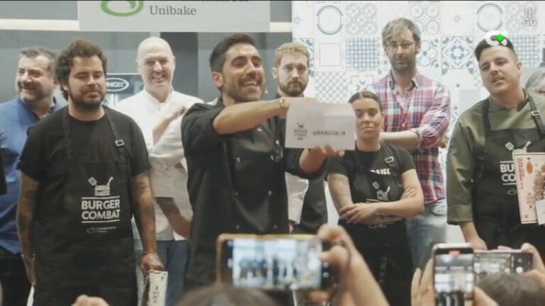 La palmera María Hernández, autora de la mejor hamburguesa en el Salón de Gourmets de Madrid