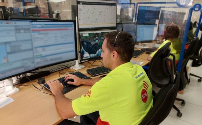 Un motorista herido de carácter grave al colisionar con un turismo en La Laguna (Tenerife)