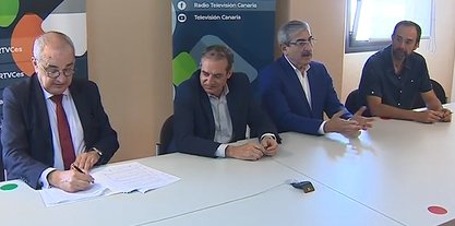 Firmado el primer convenio colectivo de Televisión Canaria