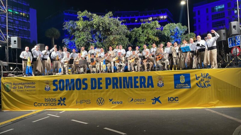 Los Gofiones celebración ascenso ud las palmas