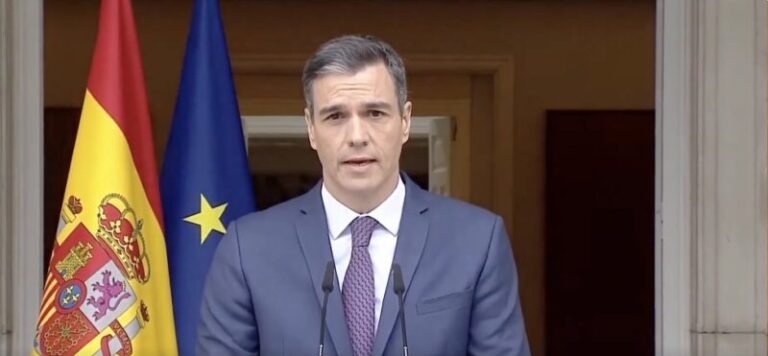 Pedro Sánchez anuncia elecciones generales el 23 de julio