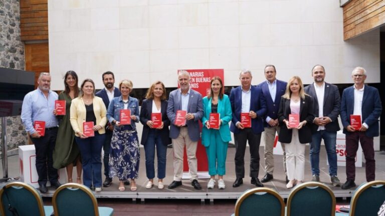 El PSOE presenta su programa electoral bajo el lema ‘Canarias, en buenas manos’