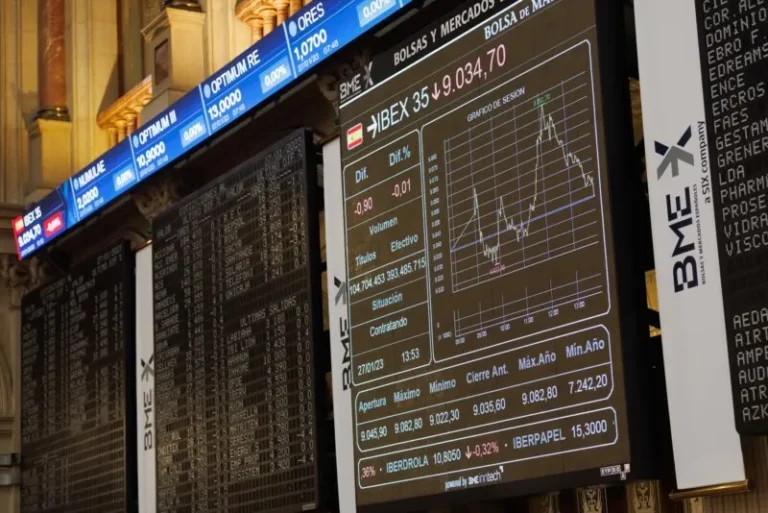 La Bolsa española sube un 0,42 % en una sesión huérfana de referencias
