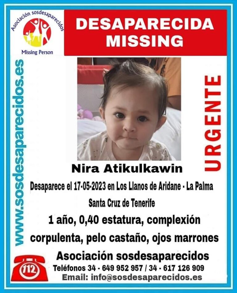 Denuncian un presunto caso de sustracción de una bebé de un año en La Palma