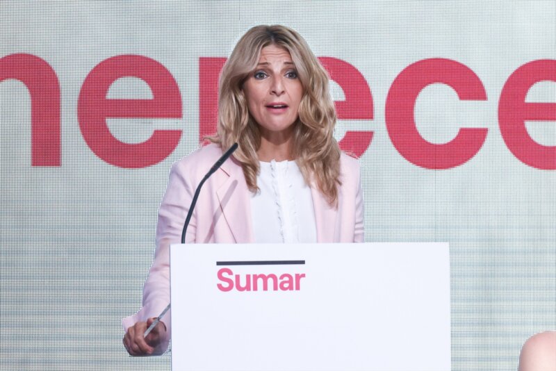 Sumar presenta sus cabeza de lista. La lista de Madrid, la más simbólica, queda comandada por la candidata y vicepresidenta segunda, Yolanda Díaz