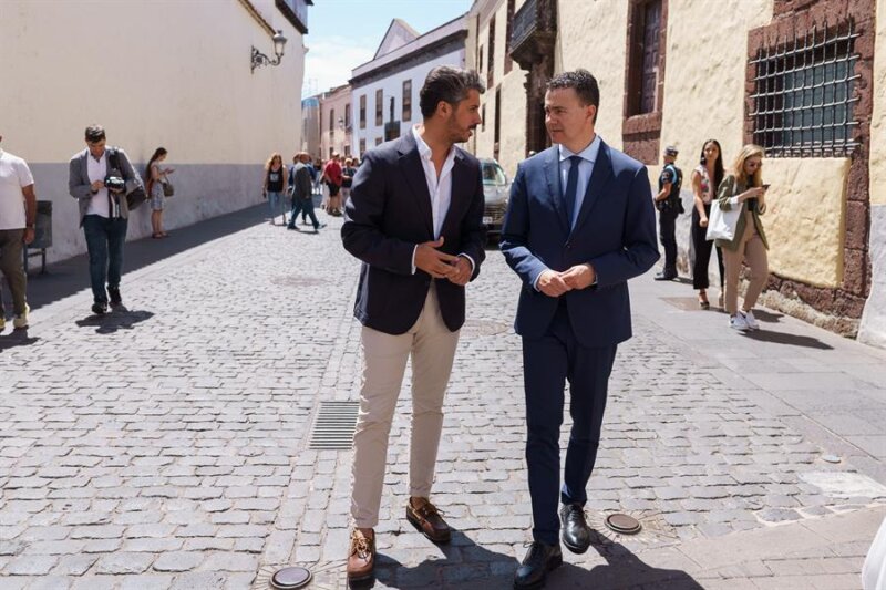 Héctor Gómez visita La Laguna. Efe