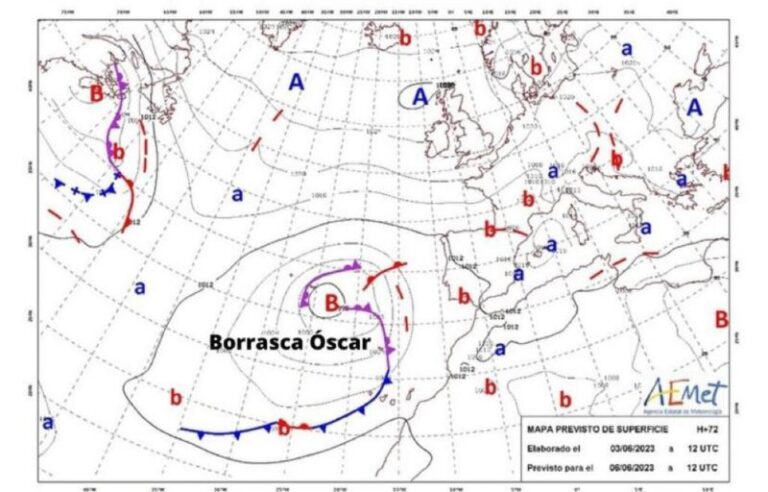 La borrasca Óscar ya nos deja algunas incidencias en vuelos interinsulares. Llegará más viento y lluvia