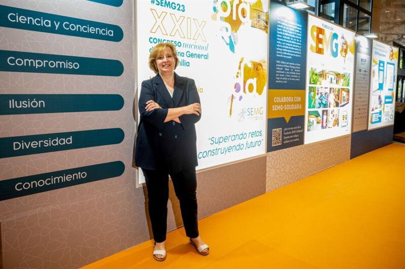 Pilar Rodríguez Ledo, coordinadora del grupo de covid persistente de la Sociedad Española de Médicos Generales y de Familia, qu