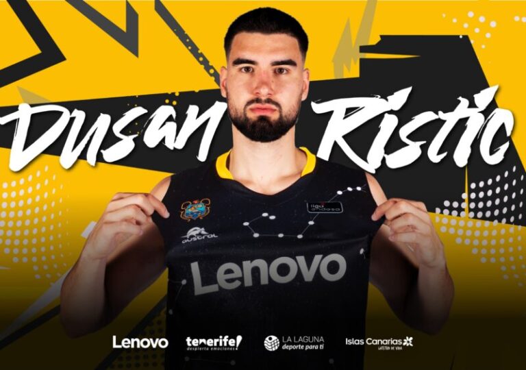 El Lenovo Tenerife ficha al pívot serbio Dusan Ristic