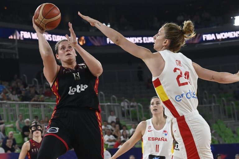 58-64. España pierde ante la tenaz Bélgica y consigue la plata en el Eurobasket femenino 2023