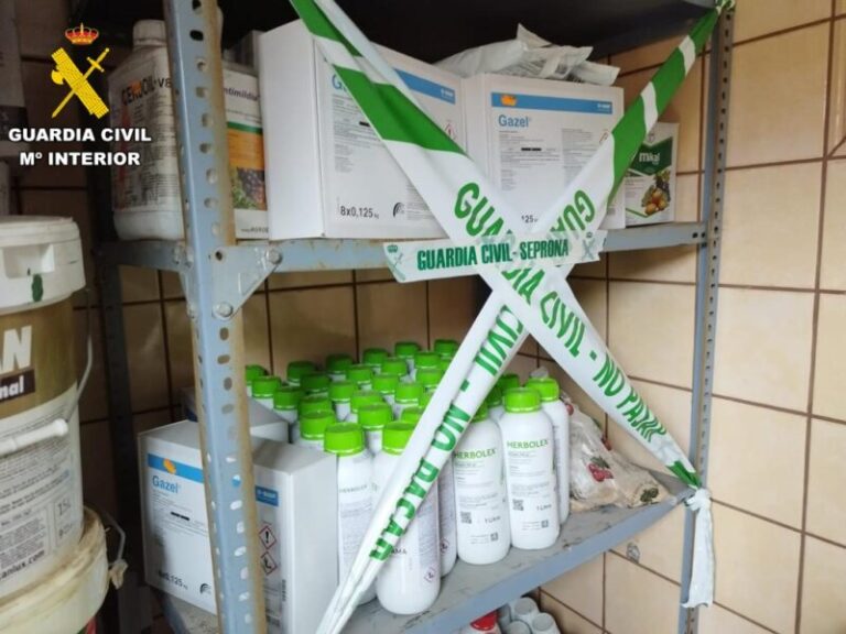 Intervienen en El Hierro más de una tonelada de productos fitosanitarios nocivos