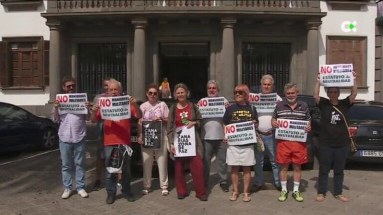 Canarias por la Paz se opone a las maniobras militares en aguas canarias