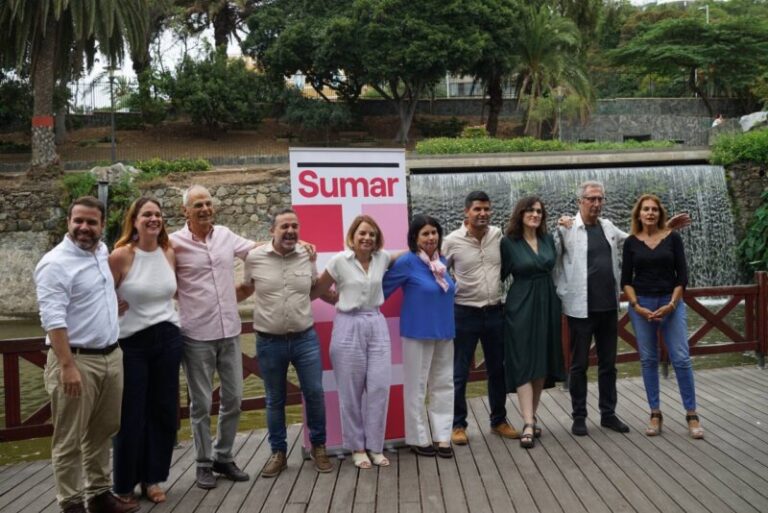 Sumar presenta su candidatura por Las Palmas con Noemí Santana como cabeza de lista