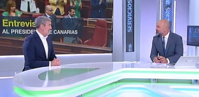 Entrevista de Fernando Clavijo en el ‘Telenoticias 1’ de Televisión Canaria