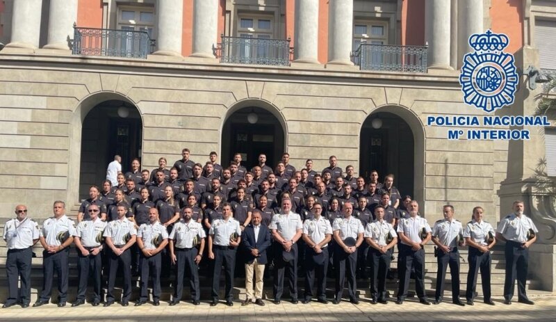 La Policía Nacional recibe formación sobre sordoceguera. (Archivo) La Policía Nacional de Santa Cruz de Tenerife.