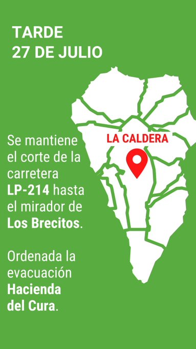 Se reaviva el incendio en La Palma