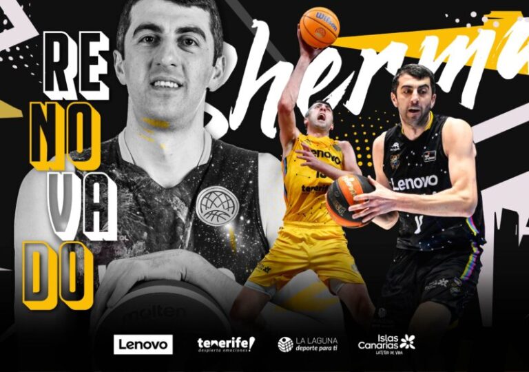 Shermadini seguirá una temporada más en el Lenovo Tenerife, con opción a otra