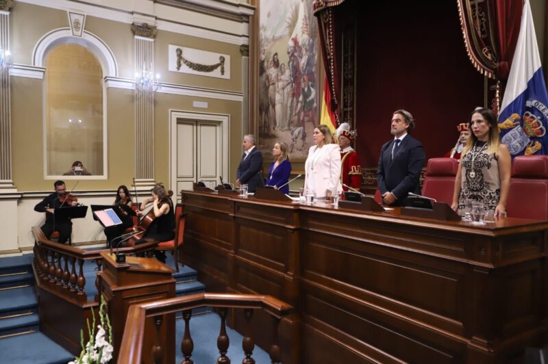 Acto de Apertura de la XI Legislatura en el Parlamento de Canarias