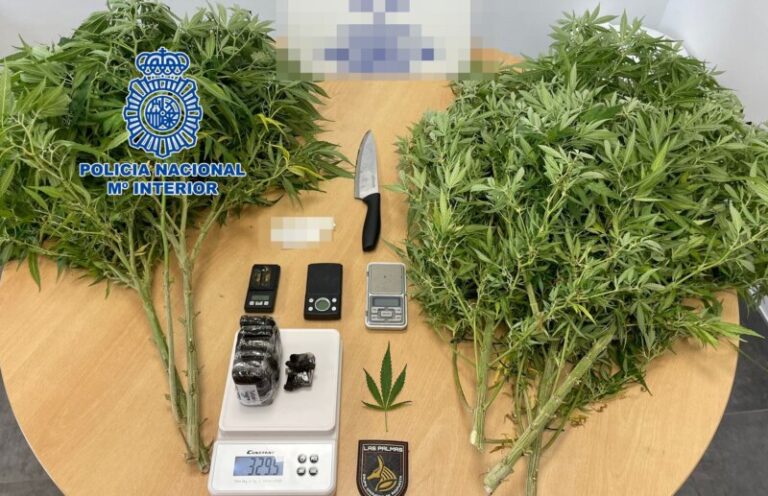 Detenido en Las Palmas de Gran Canaria por delitos de violencia de género y contra la salud pública