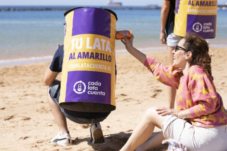 Las Palmas de Gran Canaria se suma a la campaña de reciclaje de bebidas ‘Tu Lata Al Amarillo’