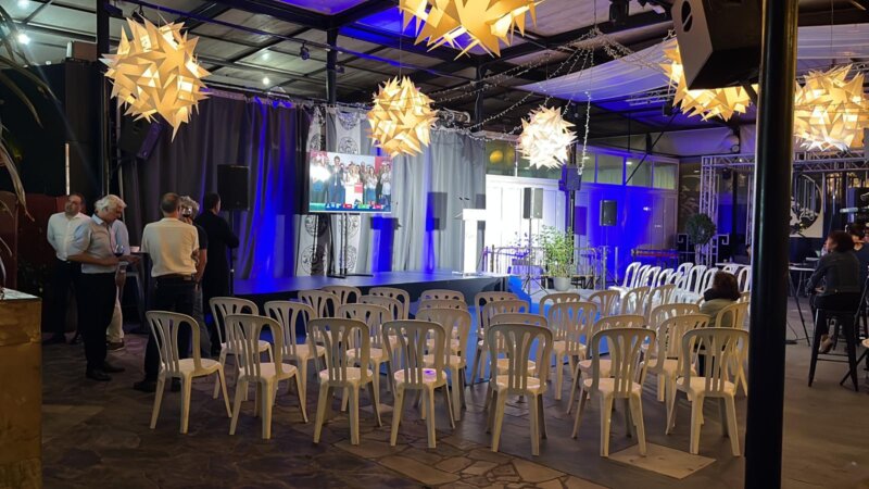 23J |Sede del PP en Gran Canaria para seguir la noche electoral. Foto Miguel Vega 