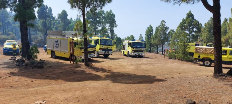 Declarado un conato de incendio en Tejeda, Gran Canaria