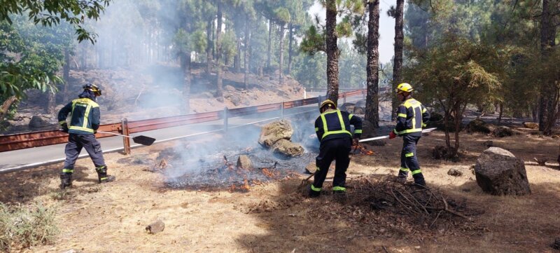 Declarado incendio cumbre de Gran Canaria