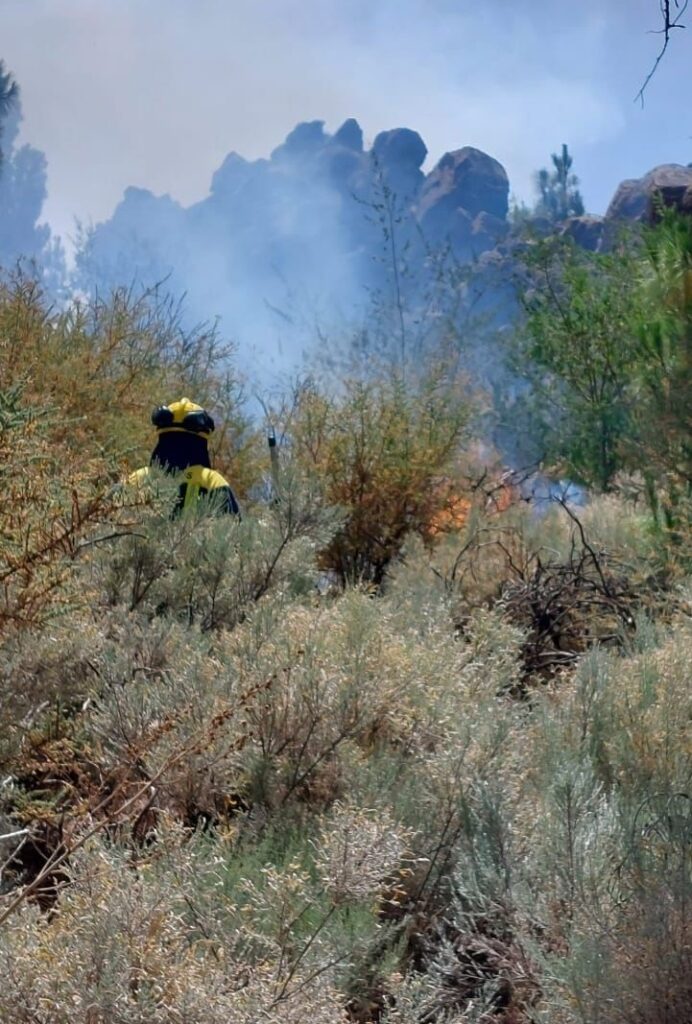 Declarado incendio cumbre de Gran Canaria
