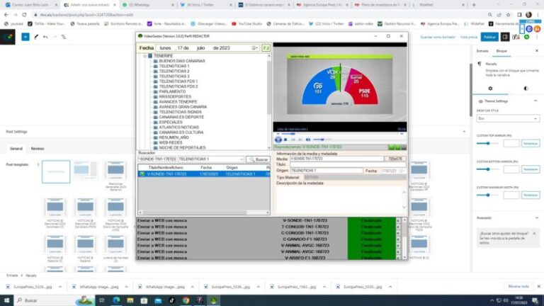 El Partido Popular gana las elecciones pero sin mayoría absoluta. Necesitaría el apoyo de VOX para gobernar