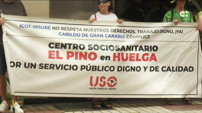 Continúan las protestas de los trabajadores del Centro Sociosanitario El Pino