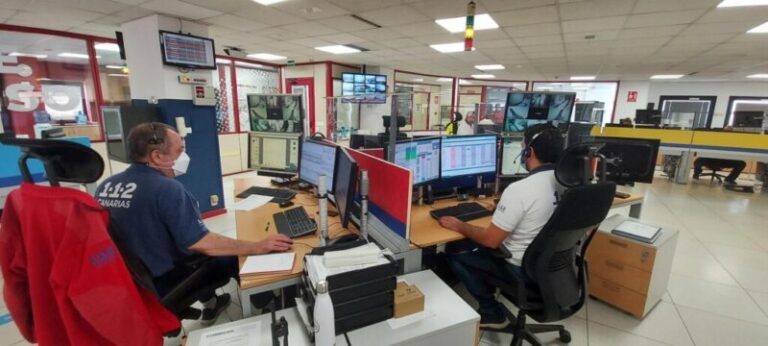 Herido moderado un motorista al chocar con un turismo en Santa Cruz de Tenerife