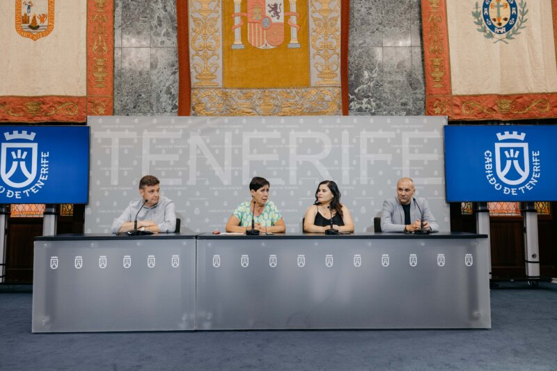 Comparecencia del Cabildo de Tenerife y el Ayuntamiento de Candelaria anunciando el dispositivo de seguridad de las fiestas