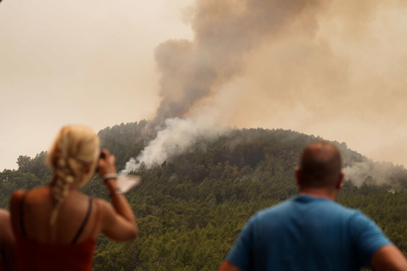 Incendio declarado en Tenerife 17/08/23