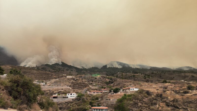 Incendio declarado en Tenerife 17/08/23