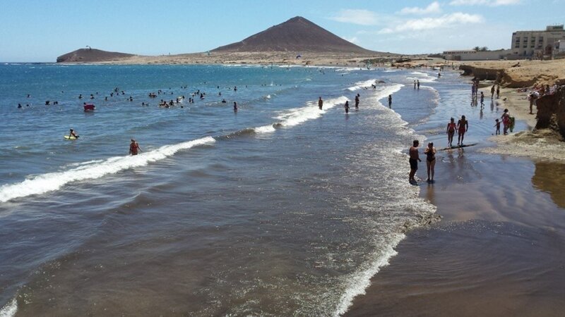 Cerrada al baño una playa de El Médano por presencia de E.coli