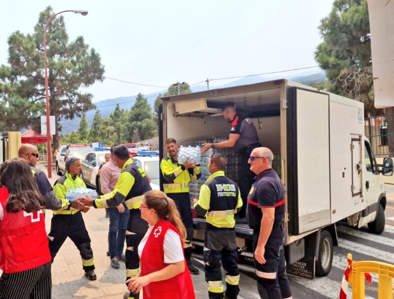 El incendio de Tenerife en imágenes