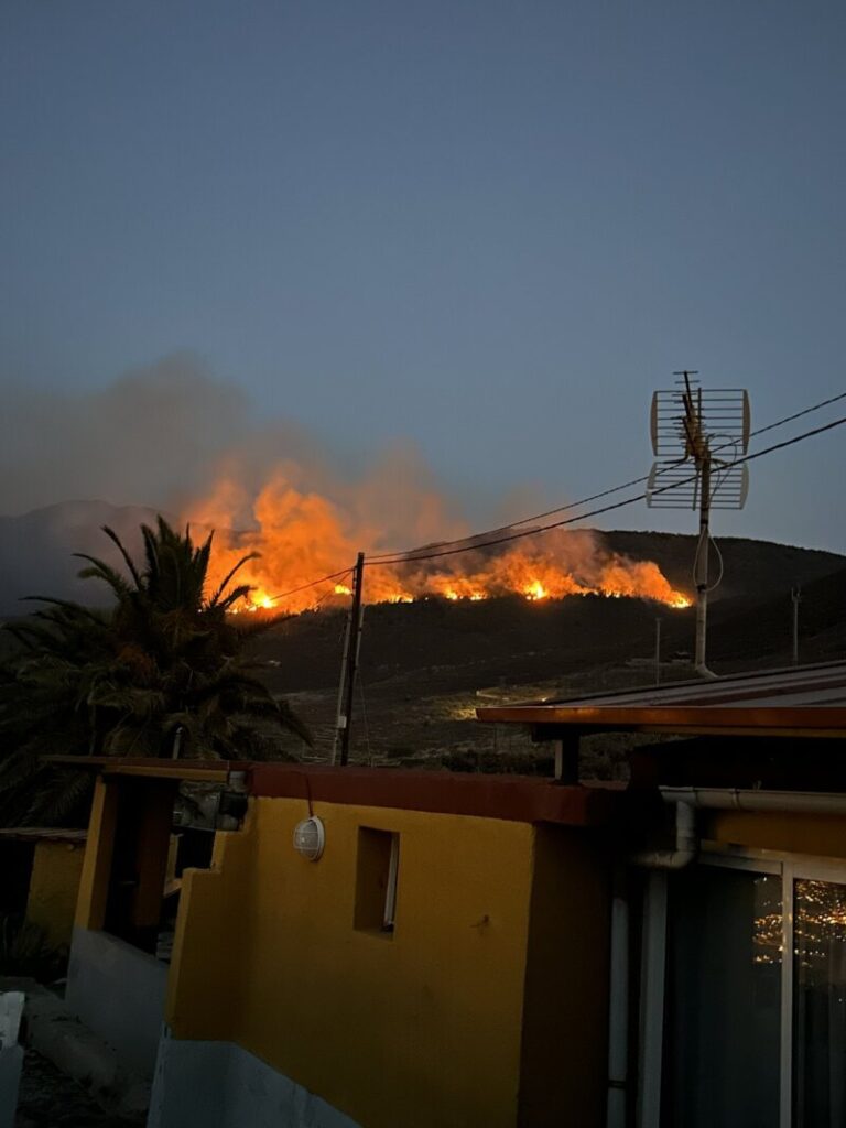 El incendio de Tenerife en imágenes