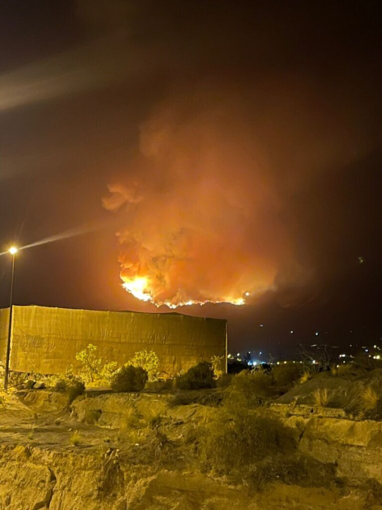 Imagen desde la parte baja de Candelaria / Foto de @CarloBrusini