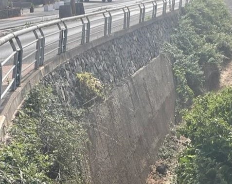 Preocupa la carretera de El Rosario por peligro de hundimiento