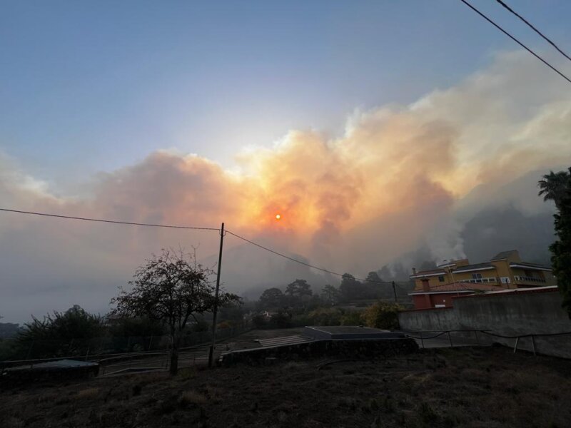 El incendio de Tenerife en imágenes