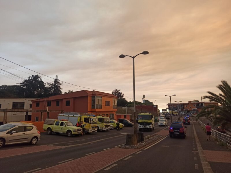 Incendio declarado en Tenerife 17/08/23
