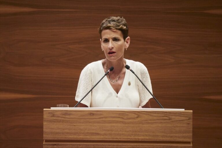 María Chivite, reelegida presidenta de Navarra