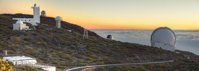 Reabierta la carretera LP-403 al Roque de Los Muchachos tras las nevadas